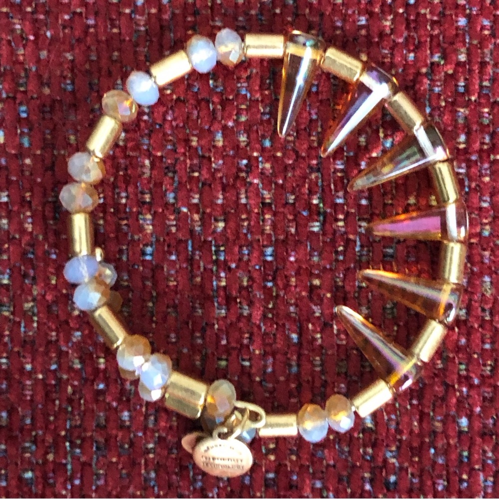 Vintage Alex and Ani Sixty Six Depths of the Wild Aura Wrap Bracelet